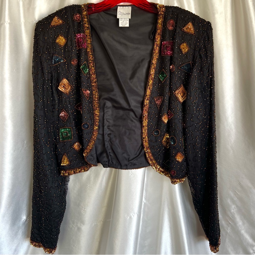 Embellished Vintage 80s Bolero by Styleworks